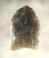 1 1/4" Paleo Clovis found in Scott Co., Kentucky. Ex. Robert Converse.