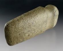 5" long 3/4 Grooved Archaic Axe found in Delaware Co., Ohio. Ex. Jim Phillips.