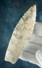 3 9/16" Agate Basin made from Jefferson City Chert. Found in Pettis Co., Missouri. Rogers COA.