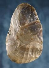 3 7/8" Cache Blade made from Cobden Flint. Found in Franklin Co., Illinois by Bill Withrow.