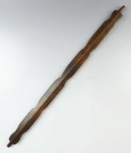 Original 1800's Great Lakes Ash Wood 24" Pipe Stem found in Western Michigan. Ex. Dresslar.