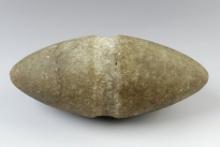 6 3/4" Biconical Quartz Historic Era Club Head - Plains Indian Style. Ex. Hallock, Payne, Gandee.