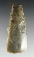 4 3/4" Danish Flint Celt recovered in Denmark. Ex. Tom Holck, Moody Collections.