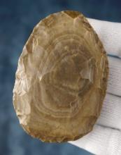 3 11/16" Cache Blade made from Cobden Flint. Found in Franklin Co., Illinois by Bill Withrow