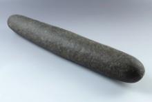 Well shaped and heavily patinated 15 1/2" Roller Pestle found in Ohio. Ex. K. Black, H. Tellfors.