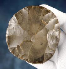 3 1/2" Cache Blade made from Cobden Flint. Found in Franklin Co., Illinois by Bill Withrow.