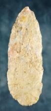 Large 5" Flint Ridge Flint Blade found in Muskingum Co., Ohio.  Bennett COA. Ex. John Lutz.