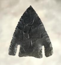 2 1/4" Calf Creek made from Pitkin Chert. Found by Mike Jones in Searcy Co., Arkansas. COA's.