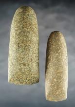 Pair of Hardstone Neolithic Celts found in the northern Sahara Desert region of Africa.