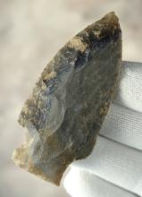 3 1/8" Stemmed Knife made from beautiful semi-translucent material. Found in Kentucky.