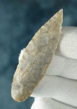 2 11/16" Nodena with some light ancient grinding to the basal area. Found in Arkansas.
