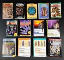 Set 13 of "Overstreet Indian Arrowheads" editions 1 - 13. All in fair to good condition.