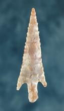 1 15/16" Fine Stemmed Neolithic Point. Found in the northern Sahara Desert region of Africa.