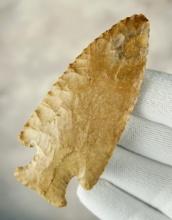 3 1/2" Hardin made form well patinated Coastal Plains Chert. Found in southeastern Alabama.