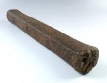 Large 14" Neolithic "Dog Bone" Pestle found in the northern Sahara Desert region of Africa.