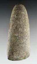 5 1/2" Hardstone Celt found in the Midwestern U.S. In very good overall condition.