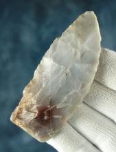 Well patinated 3 3/8" Novaculite Knife found in Arkansas.