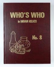 Hardcover Book: "Who's Who in Indian Relics" No. 8, 1st edition from 1992.