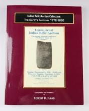 Softcover Book: "Indian Relic Auction Collection: The Garth's Auctions 1972-1990". Signed!
