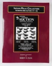 Softcover Book: "Indian Relic Auction Collection: The Painter Creek Auctions 1977-1988". Signed!