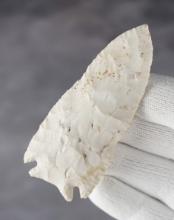 3 3/16" Neuberger made from Burlington Chert. Found in Carrol Co., Iowa. Comes with 2 COA's.