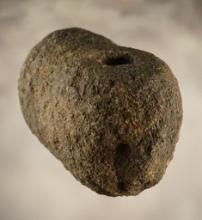 2 1/4" Face Effigy Vase Pipe that is heavily patinated. Found in Ottawa Co., Ohio.