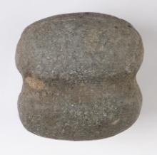 Large 4" x 4" Banded Net Weight with unique style. Recovered from the Mid-Columbia River.