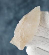 2 3/16" Duncan made from translucent Agatized Wood. Found in Lincoln Co., Colorado. COA's.