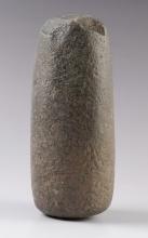 5 7/8" Roller Pestle made from Basalt. Found by Charlie Mitchell in Klickitat Co., Washington.