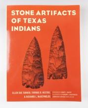 Softcover Book: "Stone Artifacts of Texas Indians" by Turner, Hester and McReynolds, 2011.