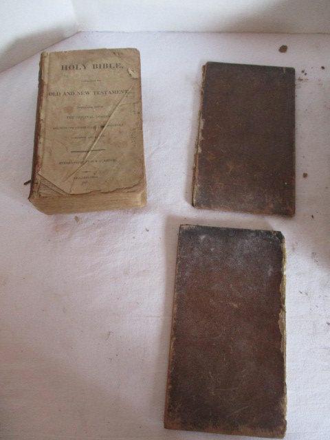 Family Bible with Family Recordings Dated 1785 and 1823 Holy Bible