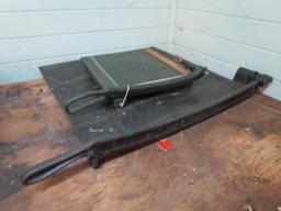 Lot of Paper Trimmers, Corner Rounder's, Laminators, Vise, Presses, etc.