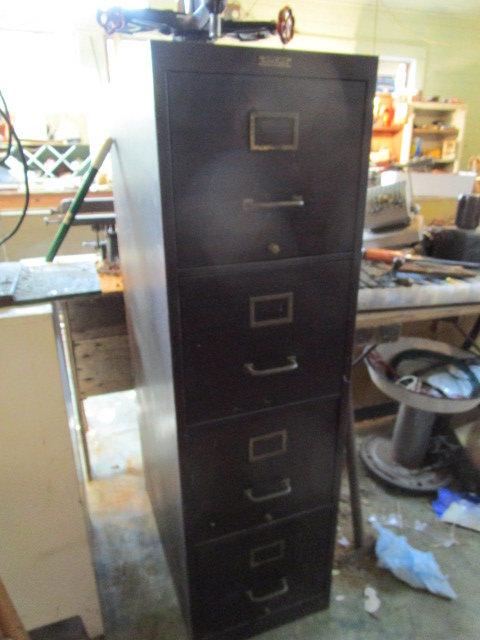 Vintage Atlas File Cabinets and Stanley Marsh Mitre Saw, etc.