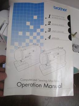 Brother CS-100 Computerized Sewing Machine w/ Manual