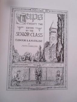 1922 Clemson A&M College, SC Yearbook