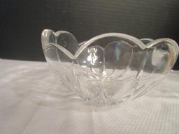 Pair of Figurines, Crystal Bowl, Sugar Bowl, Nappy, etc.
