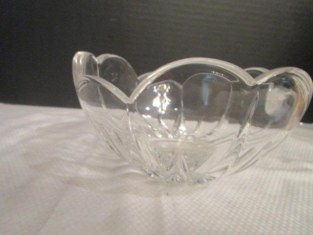 Pair of Figurines, Crystal Bowl, Sugar Bowl, Nappy, etc.