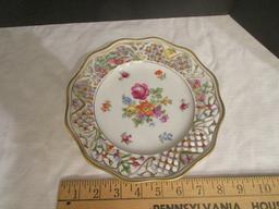 Schumann Germany Vase and Plates, Small Compote and Dish