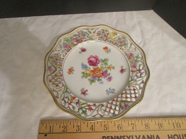 Schumann Germany Vase and Plates, Small Compote and Dish