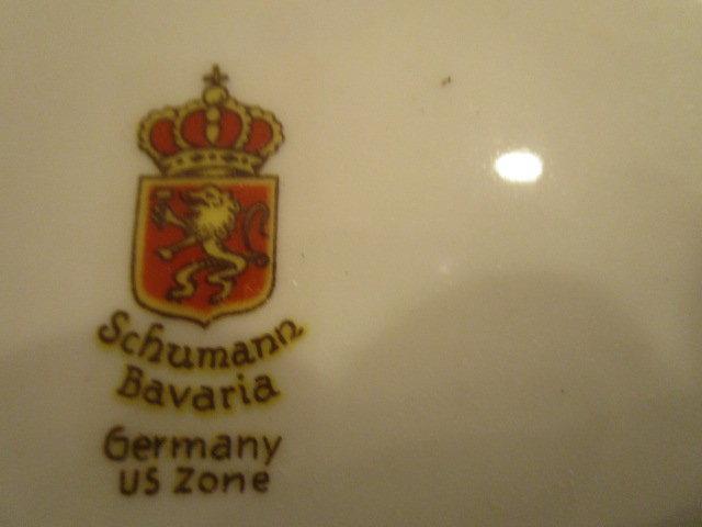 Schumann Germany Vase and Plates, Small Compote and Dish