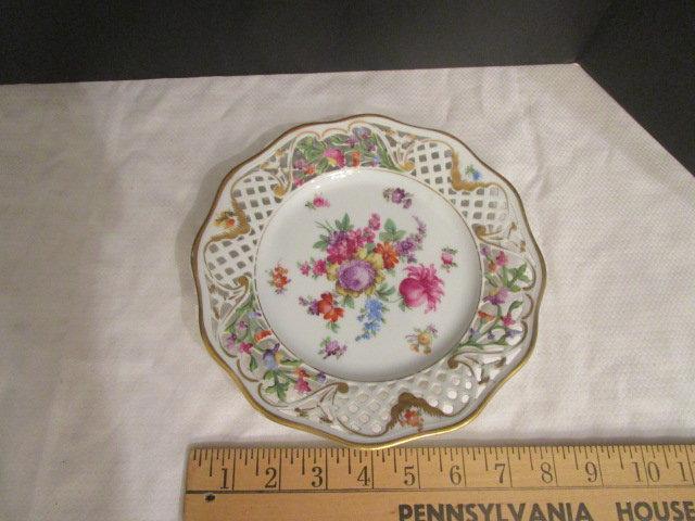 Schumann Germany Vase and Plates, Small Compote and Dish