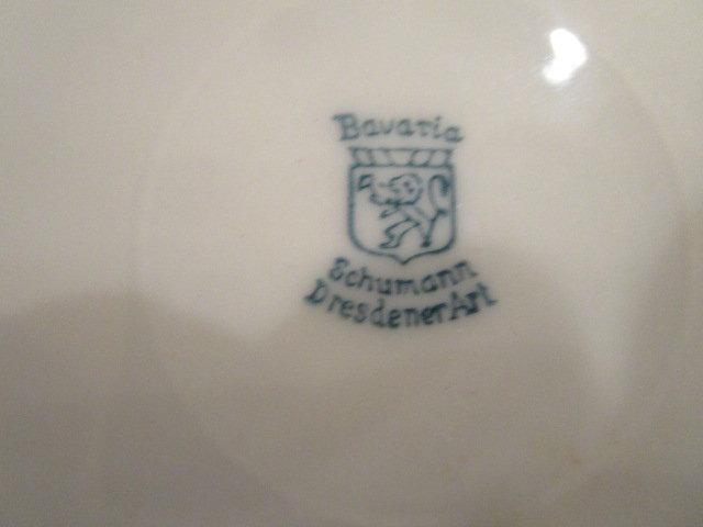 Schumann Germany Vase and Plates, Small Compote and Dish
