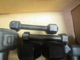 10lb., 5lb., 3lb. and 1lb. Free Weights