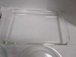 7 Pieces of Pyrex Clear Glass Bakeware