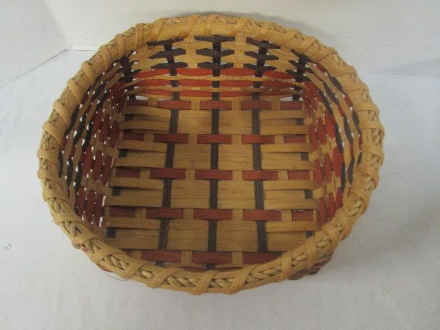 Three Hand Made Baskets-One is Signed