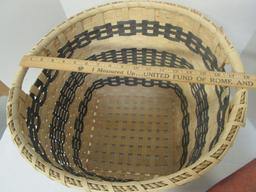 Large Basket with Open Handles