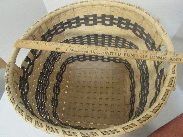 Large Basket with Open Handles
