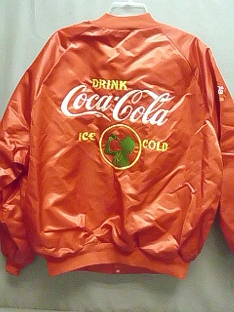 Rare! Coca-Cola Jacket Embroidered in Greenville SC - Not Authorized By Coke