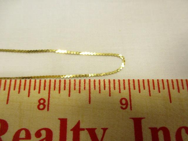 Two 14K Gold Chains