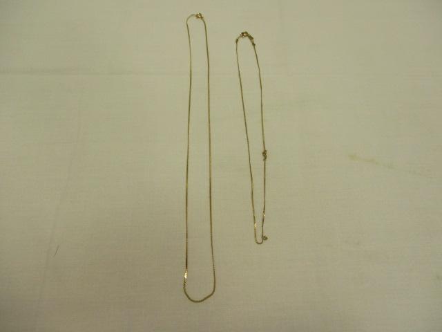Two 14K Gold Chains